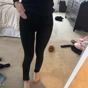 MOTHER black denim Jean